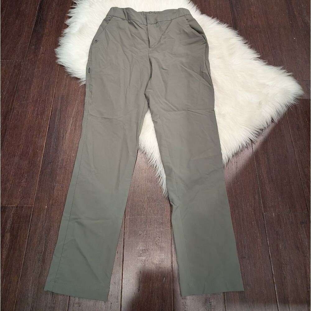 Figs Olive Green Straight-Leg Scrub Pants